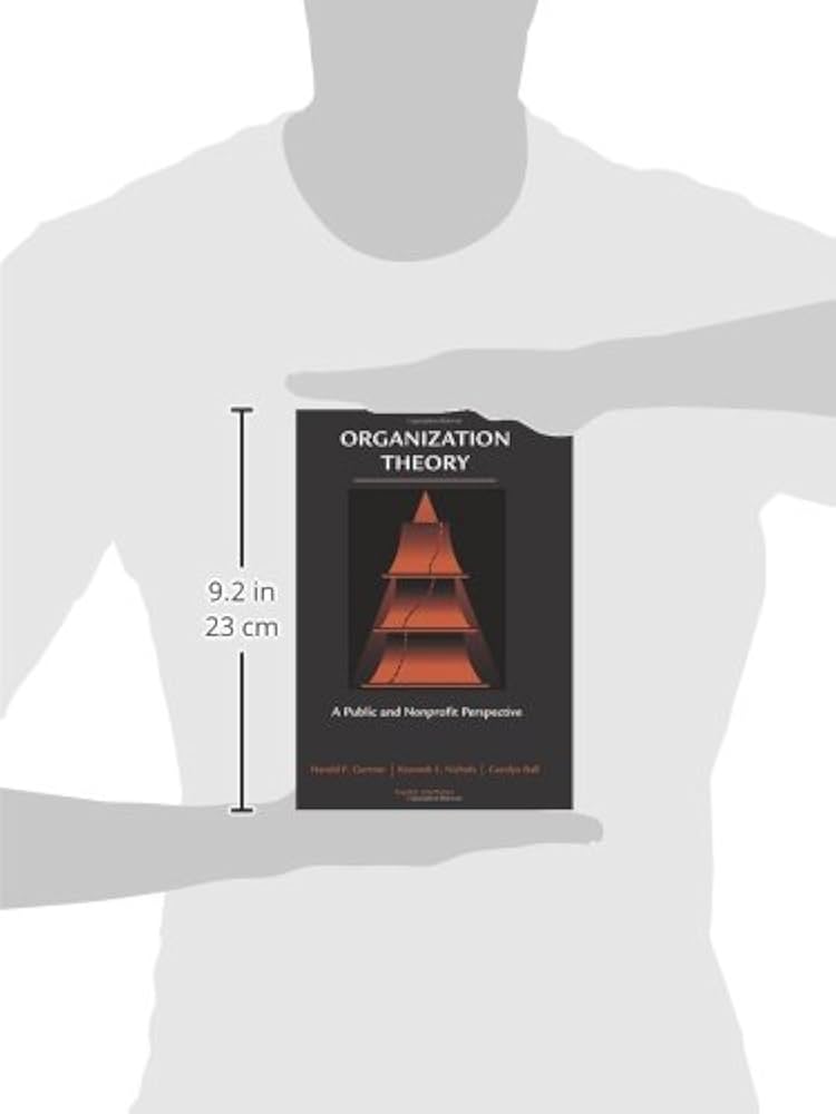 Amazon.com: Organization Theory: A Public and Nonprofit